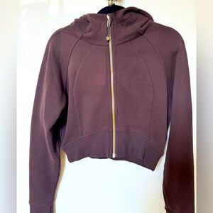 Lululemon Scuba Full-Zip Cropped Hoodie